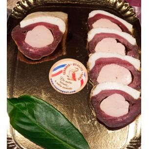 Tournedos de magret de canard au foie fras 250g
