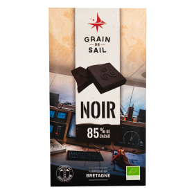 Chocolat tablette noir 85% bio 100g