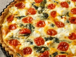 Quiche aux tomates cerises et chèvre 4 pers