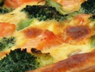 Quiche au Brocoli et saumon