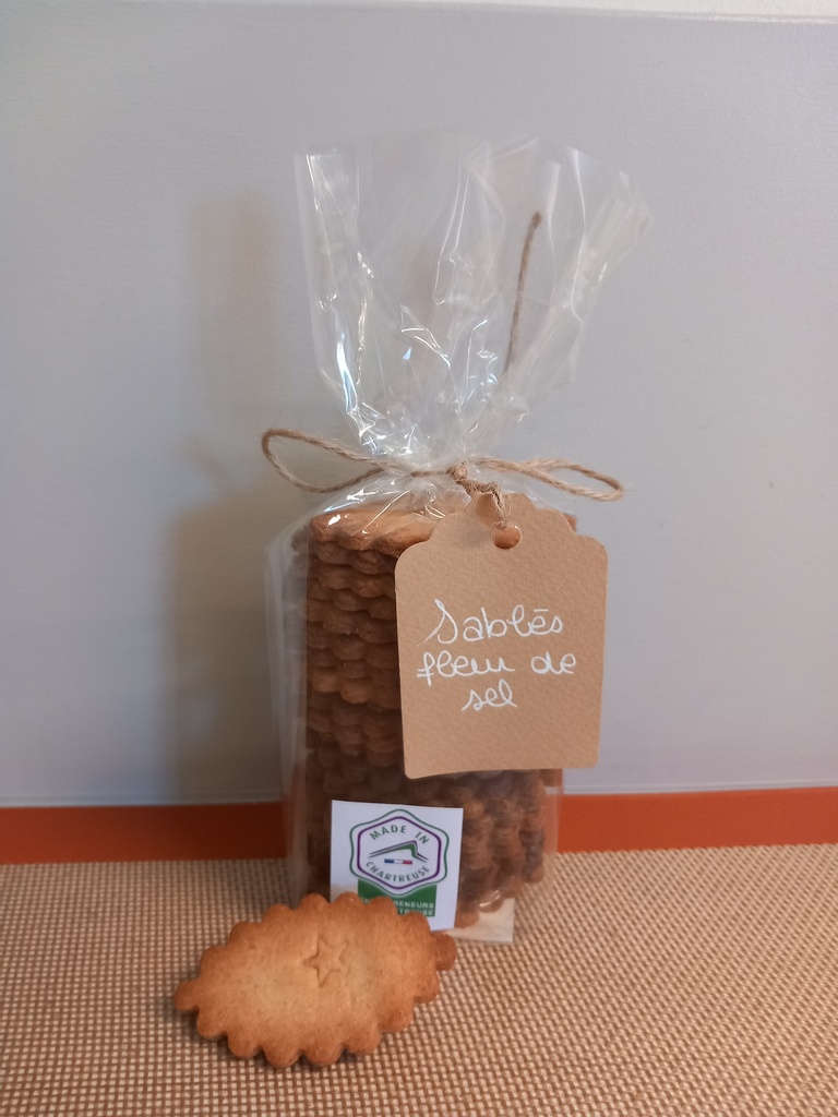 Sablés fleur de sel - Sachet de 150 gr