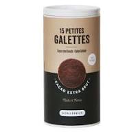 "MINI TUBE FINES GALETTES CACAO 5 petites galettes cacao 35g