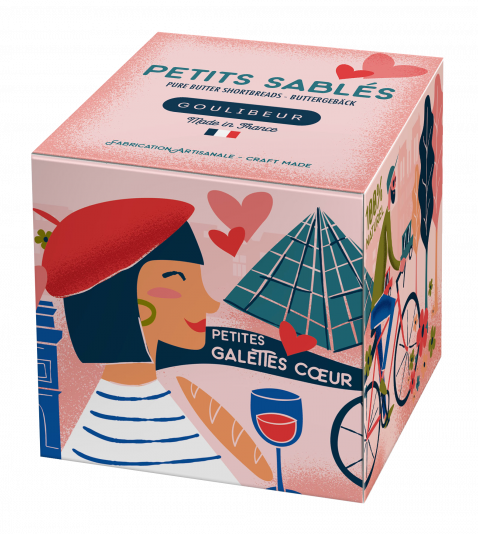 BOITE FER CUBE FRENCH LOVE