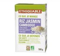 Riz jasmin Cambodge BIO 500g