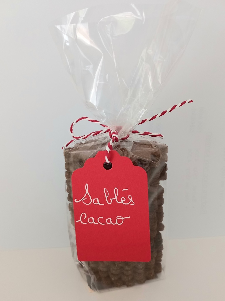 Sablés cacao - Sachet de 150 gr