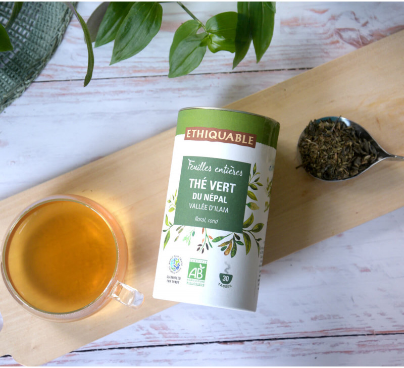 Thé vert Nepal BIO en feuilles 60 gr