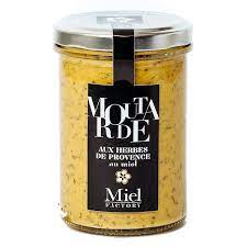 Moutardes aux Herbes et au miel 210g