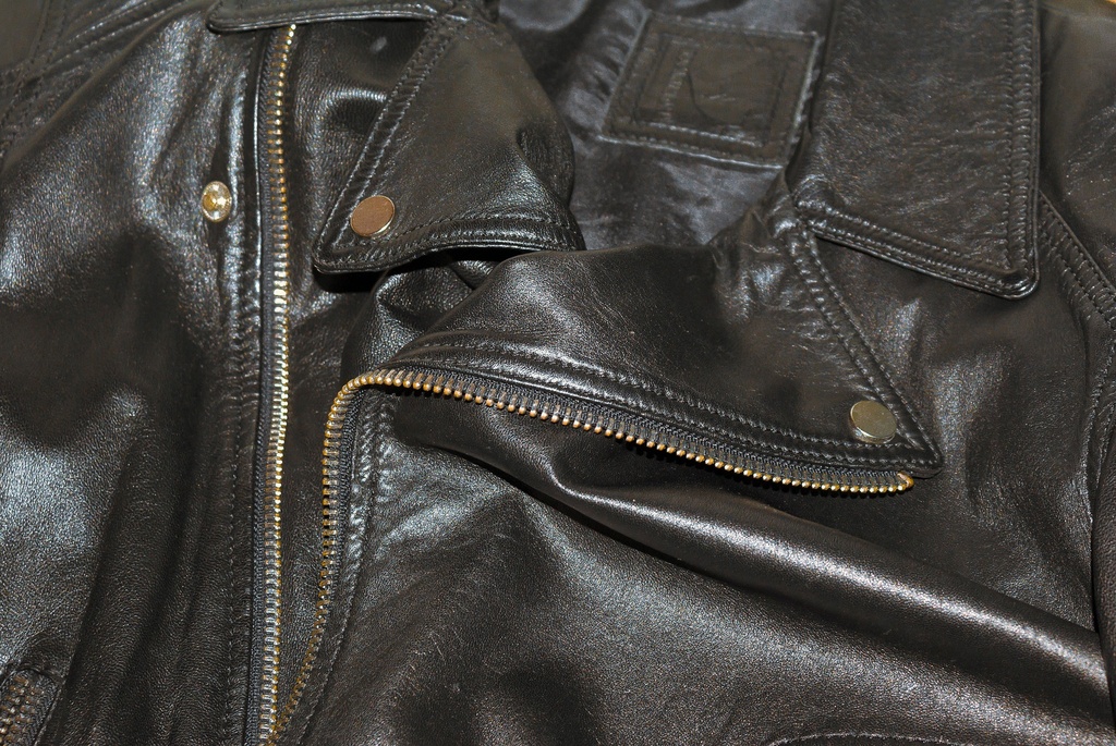 Manteau cuir, daim, fourrure