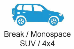 Lavage extérieur SUV