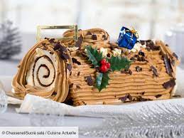 Buche crème au beurre chocolat 6 personnes