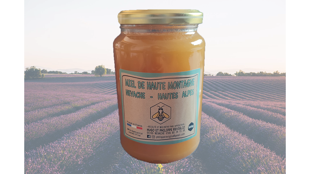 Miel de montagne hautes Alpes 1 kg
