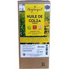 Huile de colza 3 L direct producteur