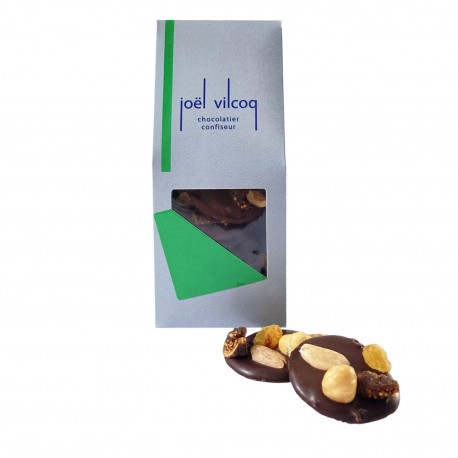 Mendiants chocolat noir 120g