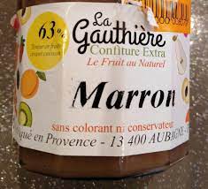Confiture marron